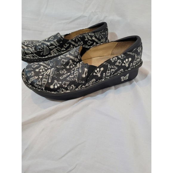 Alegria Debra Chef Black Professional Shoe Size 40 US 10 - Picture 4 of 7